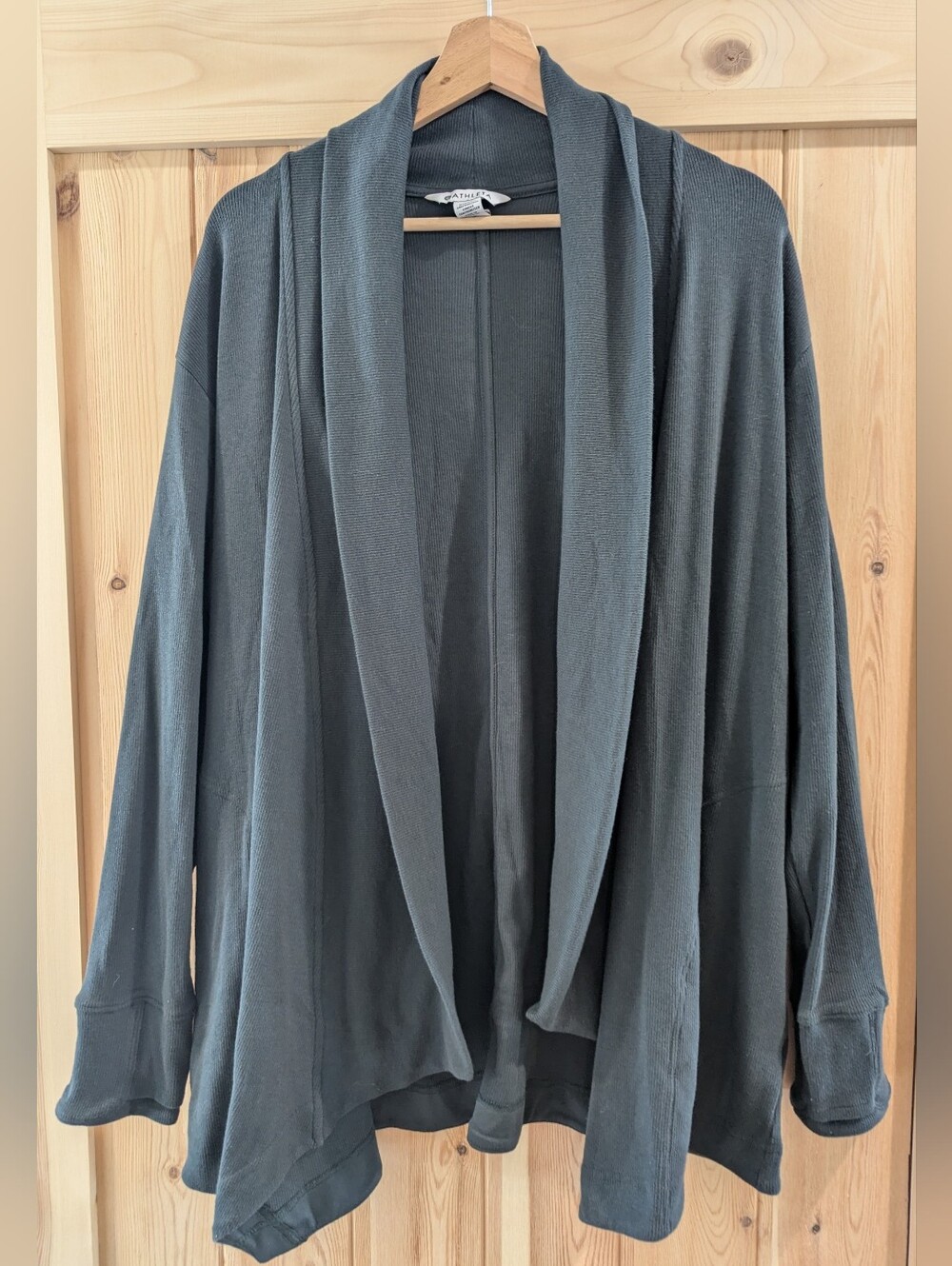 Athleta Ribbed Open Front Cardigan - Picture 2 of 8